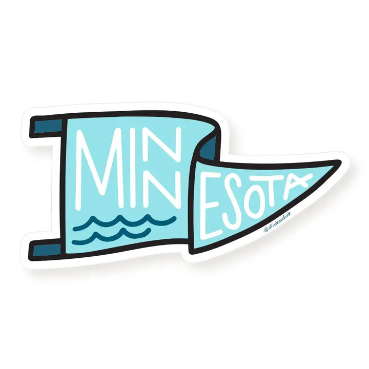 Minnesota Pennant Sticker