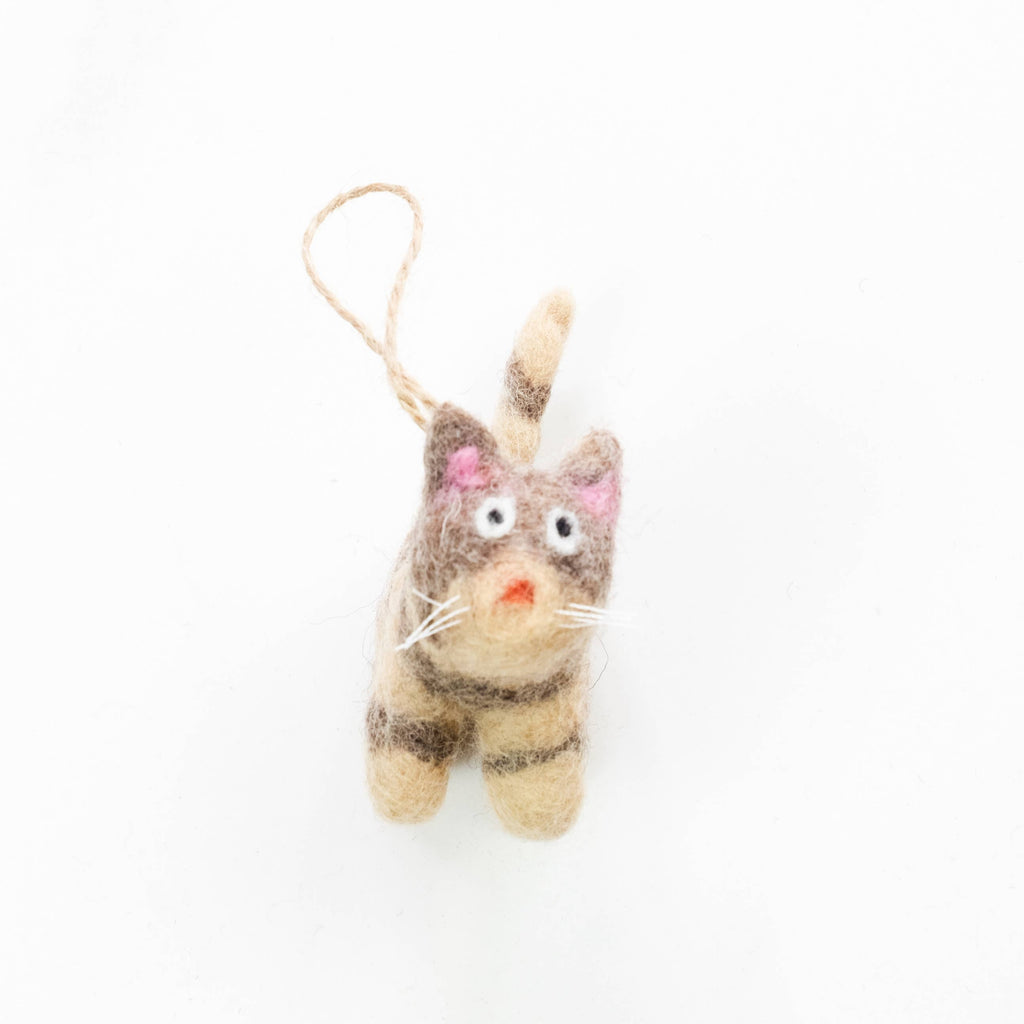 Felt Kitty Ornaments