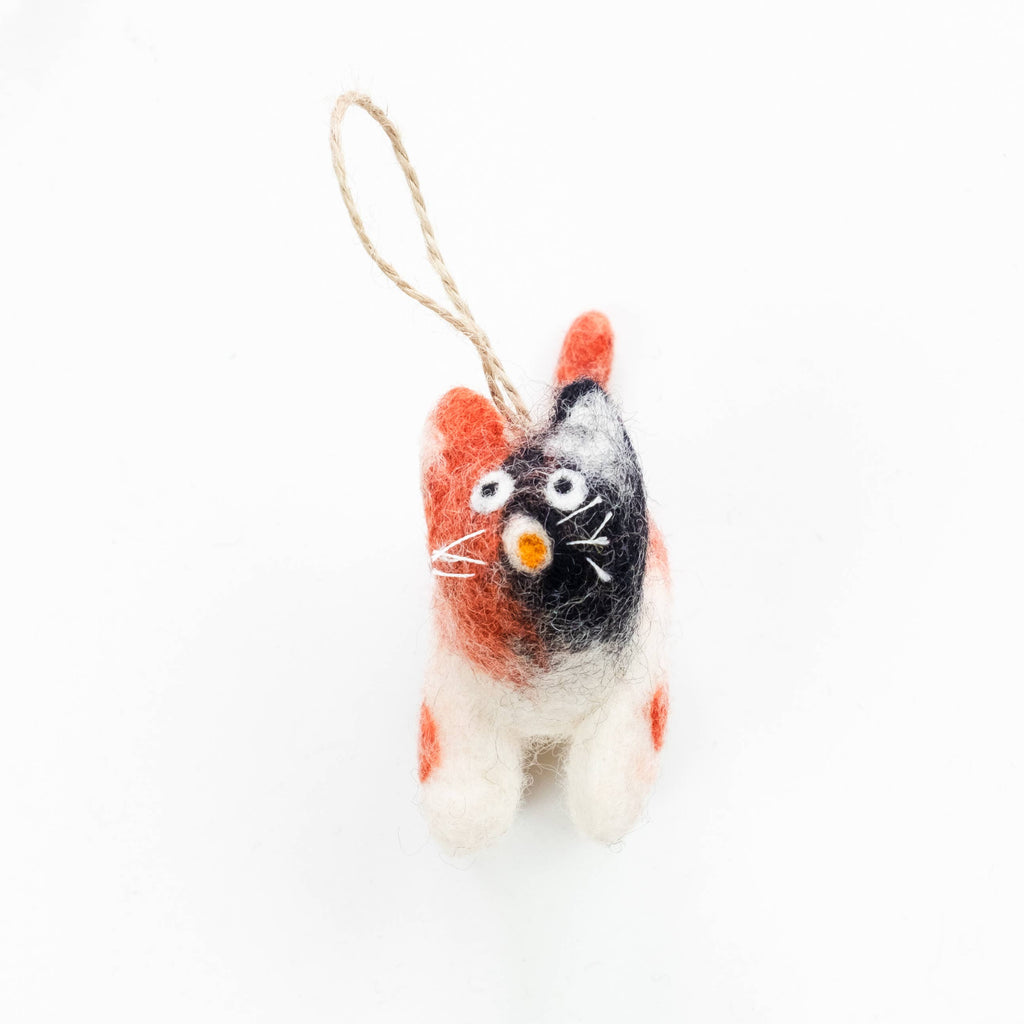 Felt Kitty Ornaments