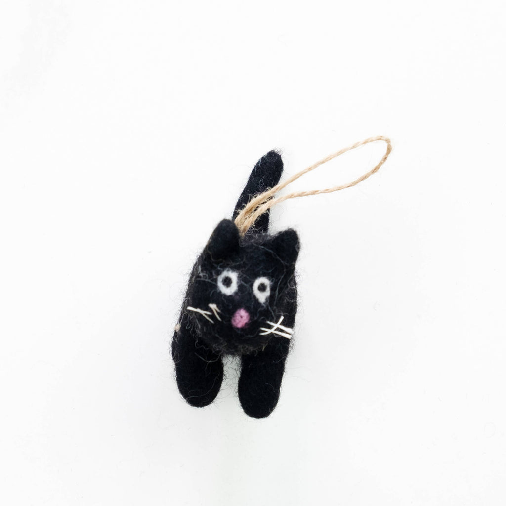 Felt Kitty Ornaments