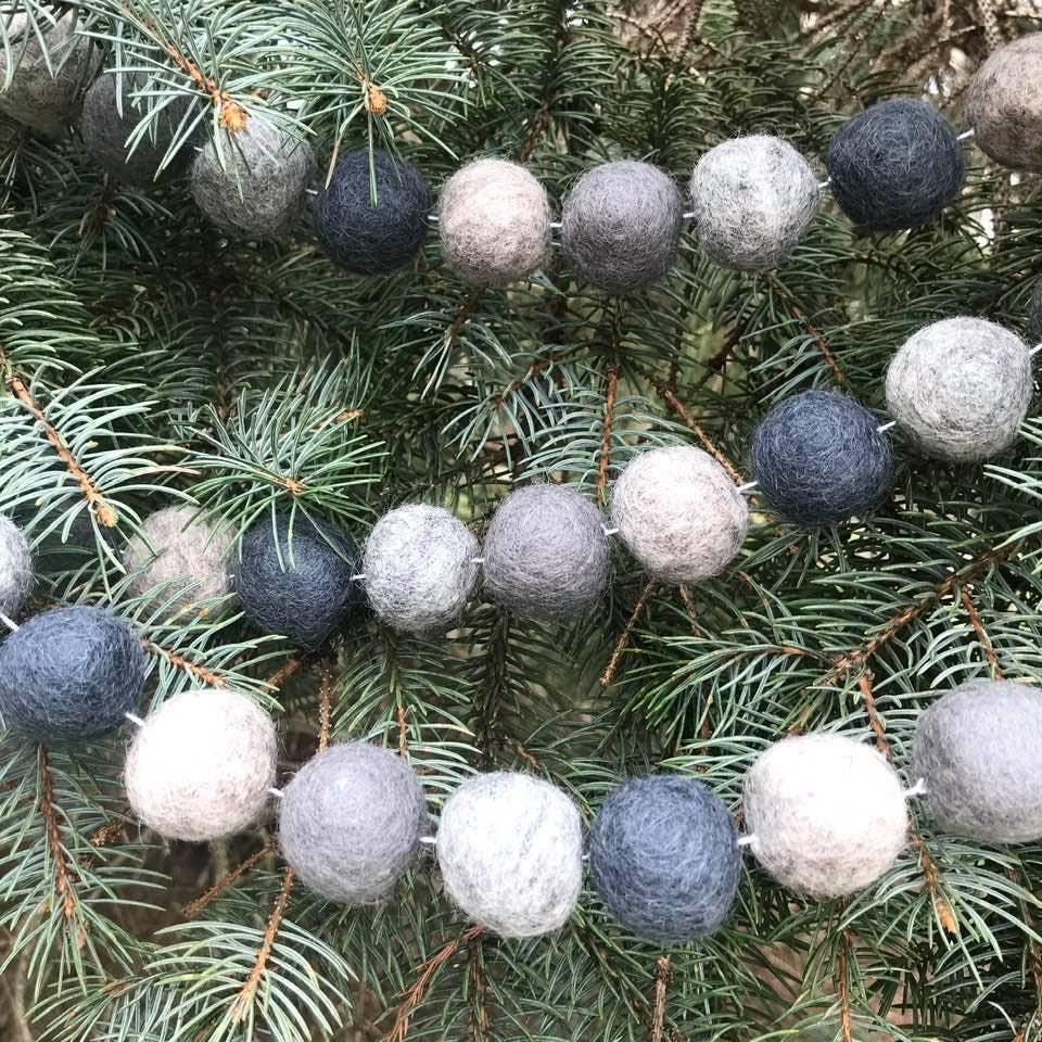 Pom Pom Felt Garland