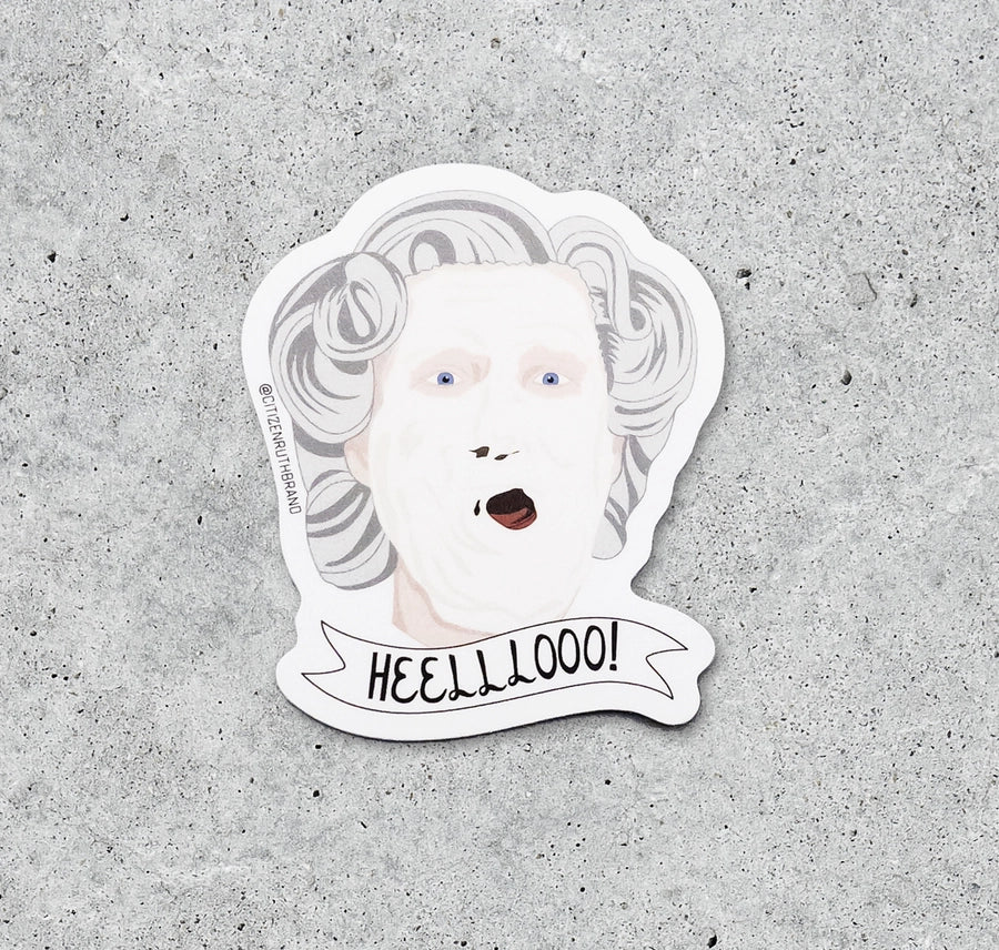 Mrs Doubtfire Sticker