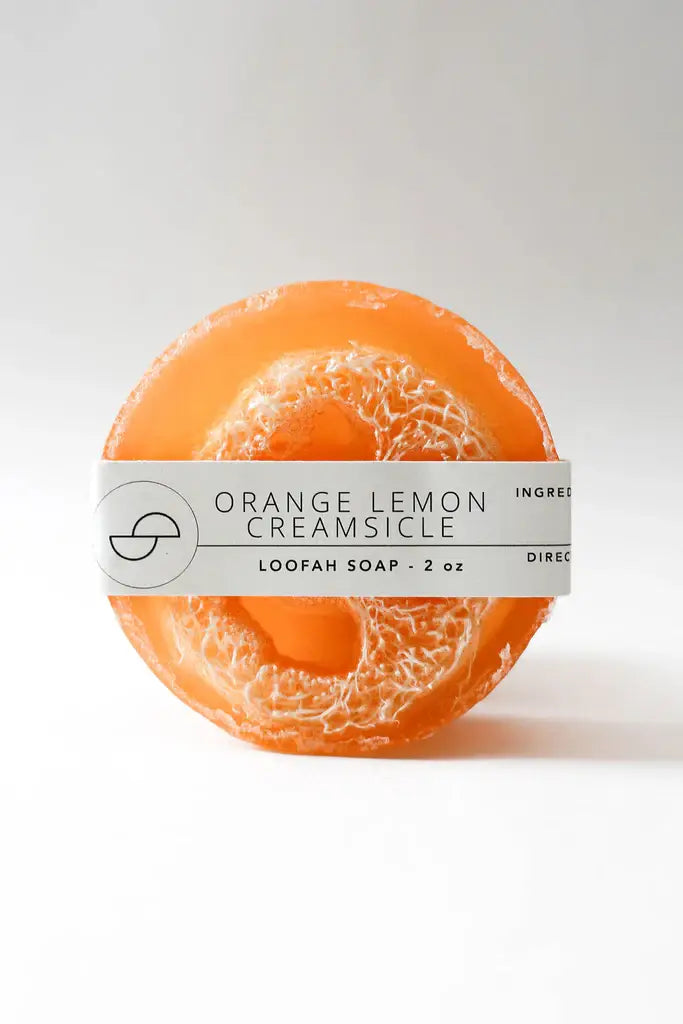 Orange Lemon Creamsicle Loofah Soap