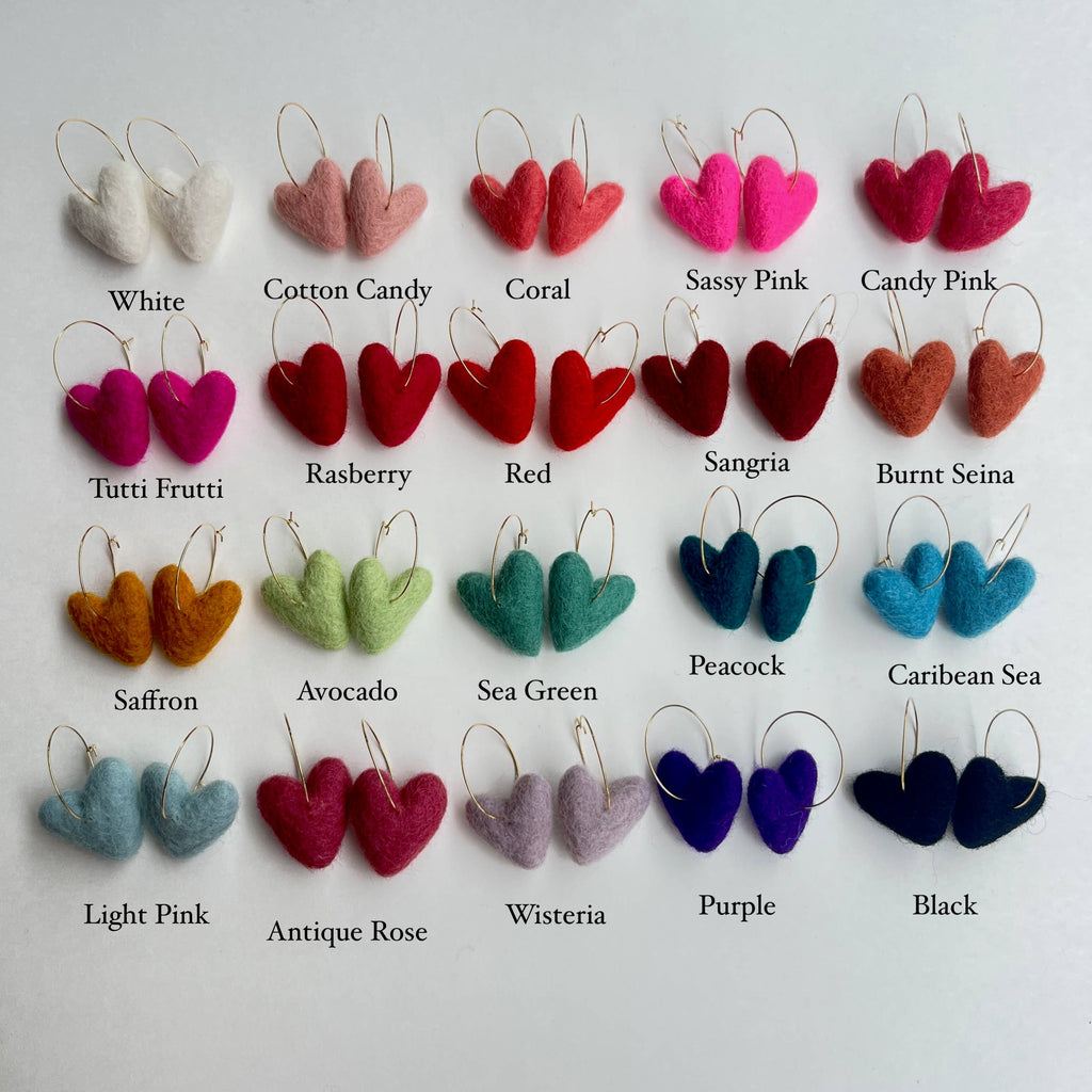 Heart Felt Earrings