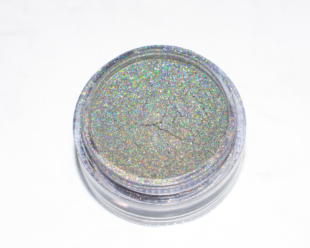 SILVER SPARKLE Holographic Eyeshadow Holographic Pigment 