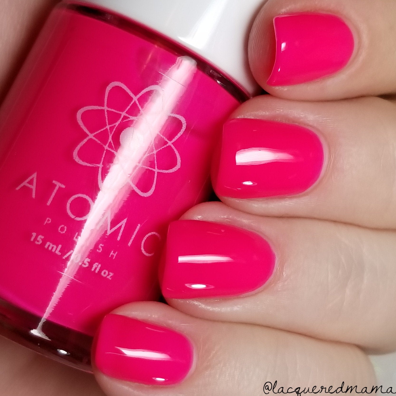 Nail Artist International - pure color powder Neon Bright Pink Orange #BR04