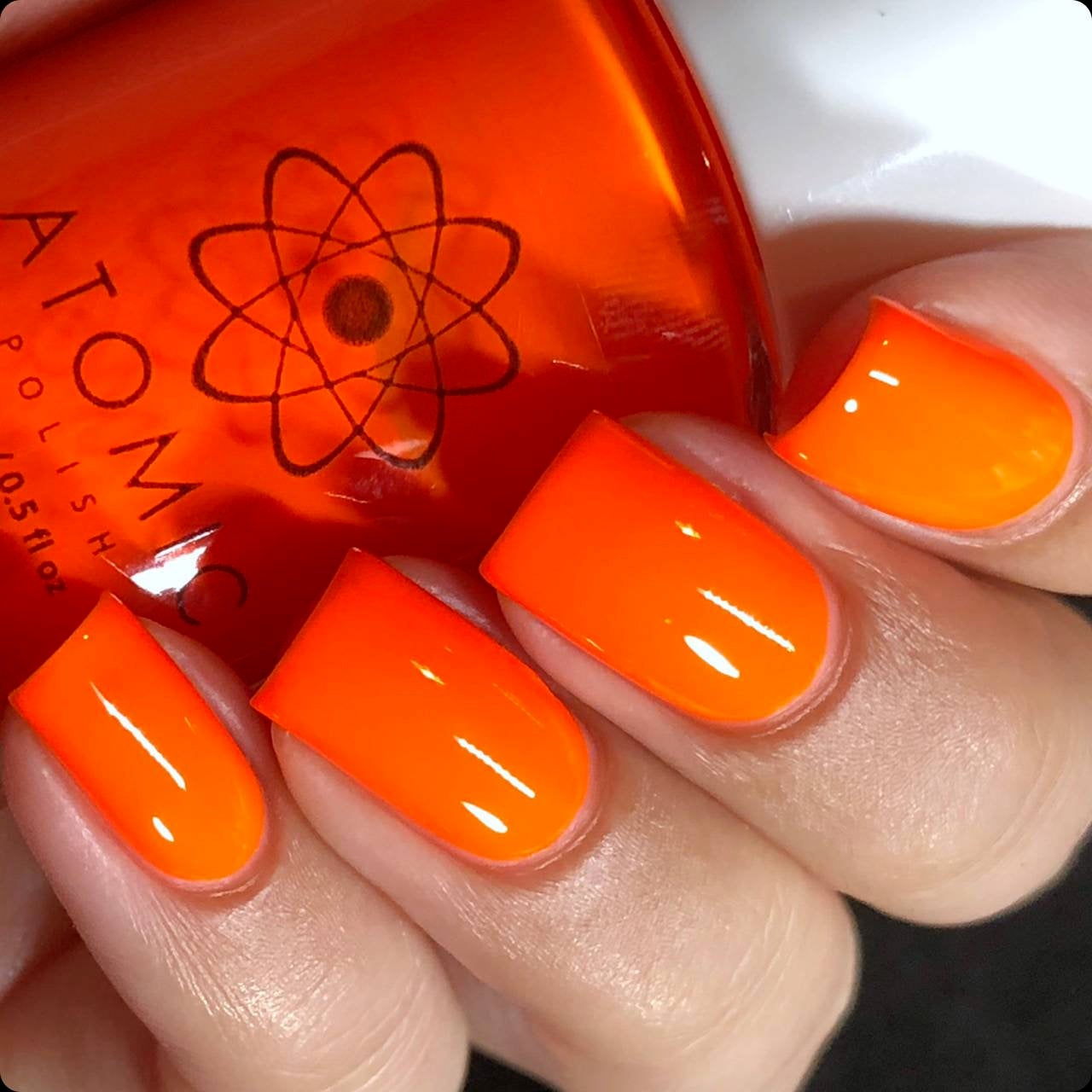 Nail Artist International - pure color powder Neon Bright Pink Orange #BR04